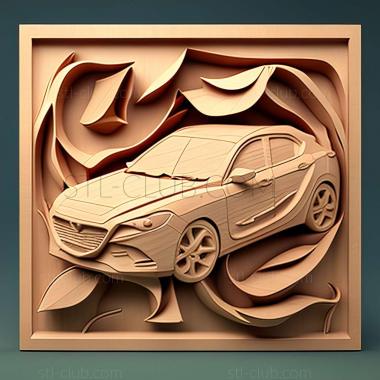 3D мадэль Mazda3 (STL)